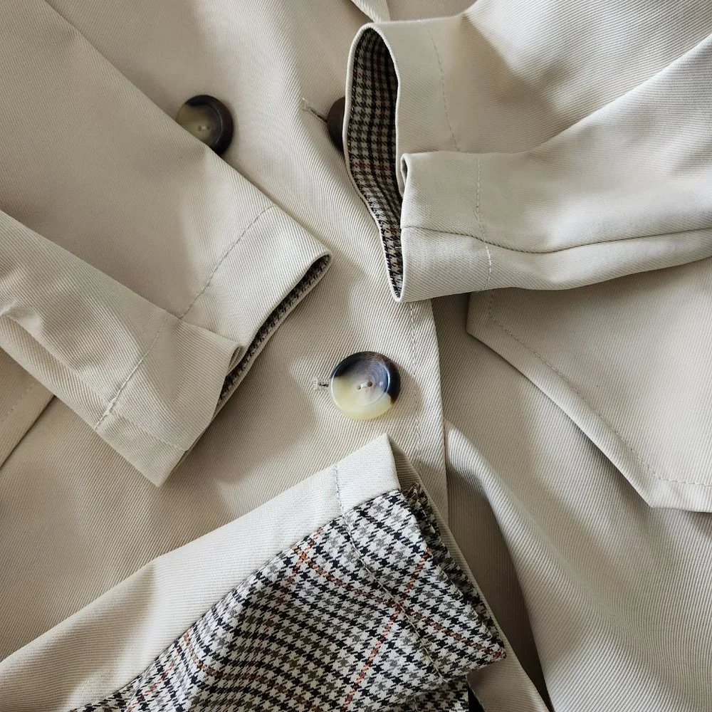 [New with Tag] Women Zara Oversized Trench Coat, Small - Picture 7 of 8